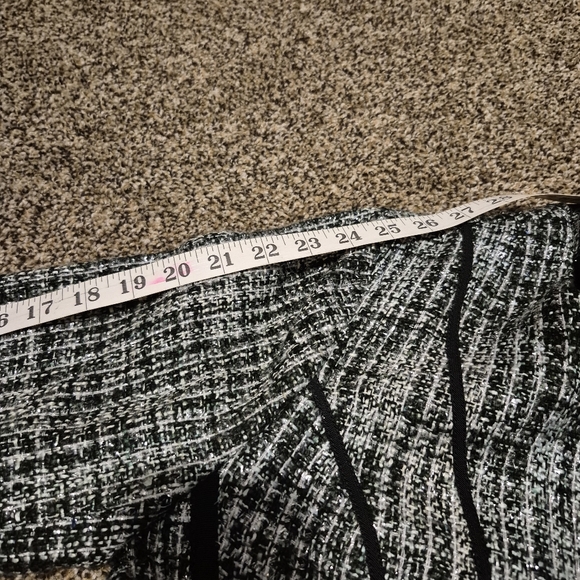 NWT $128 Express Womens Large Sparkle Long Sleeve Jacket with Zipper closure - Picture 16 of 16